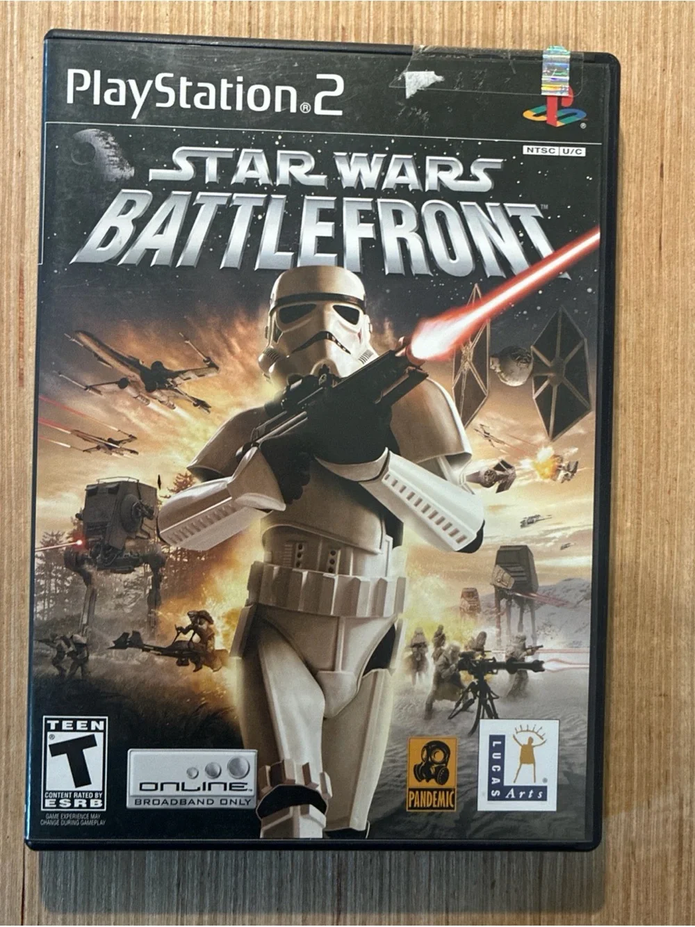 Sony PlayStation 2 Star Wars Battlefront with Manual (Black, White)